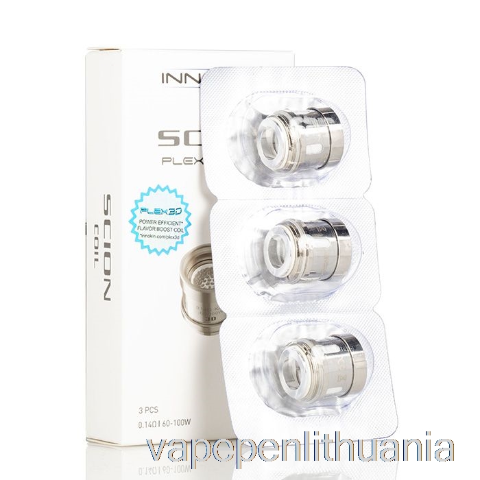 Innokin Scion Rezginio Pakeitimo Ritės 0,14ohm Scion Plex3d Tinklelio Ritės Vape Skystis